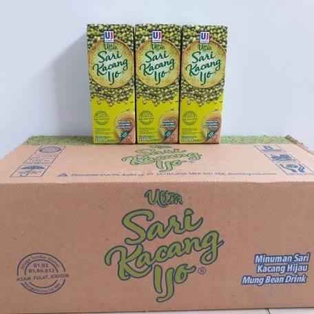 

PastikanTerjaminMutunya- Ultra Sari Kacang Hijau / Kacang Ijo 250 Ml 1 Dus