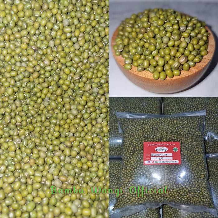 

PastikanTerjaminMutunya- Kacang Hijau Ijo 2 KG Super Premium Murah Green Beans - Bambu Wangi