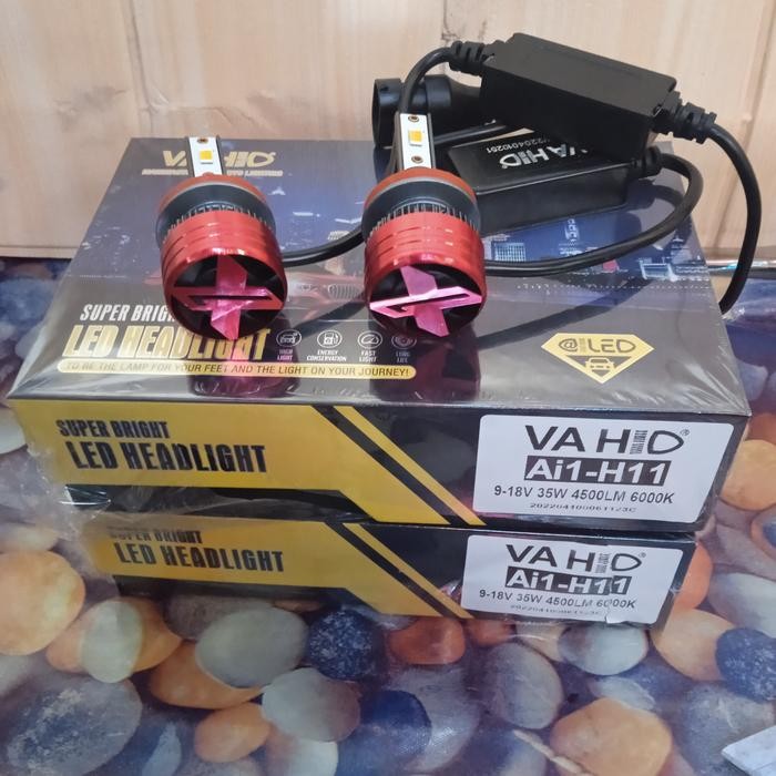 vahid LED H11 3 warna dalam satu lampu