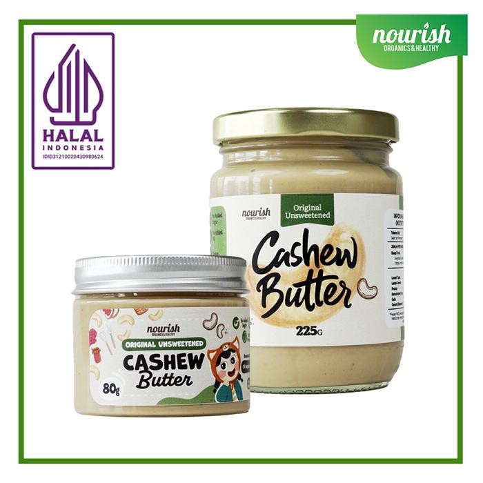 

PastikanTerjaminMutunya- Nourish Original Unsweetened Cashew Butter