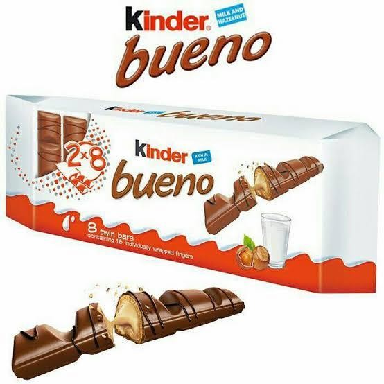 

PastikanTerjaminMutunya- KINDER BUENO Maxi 8 Twin Bars 16 Pcs Big Size (Made in Poland)