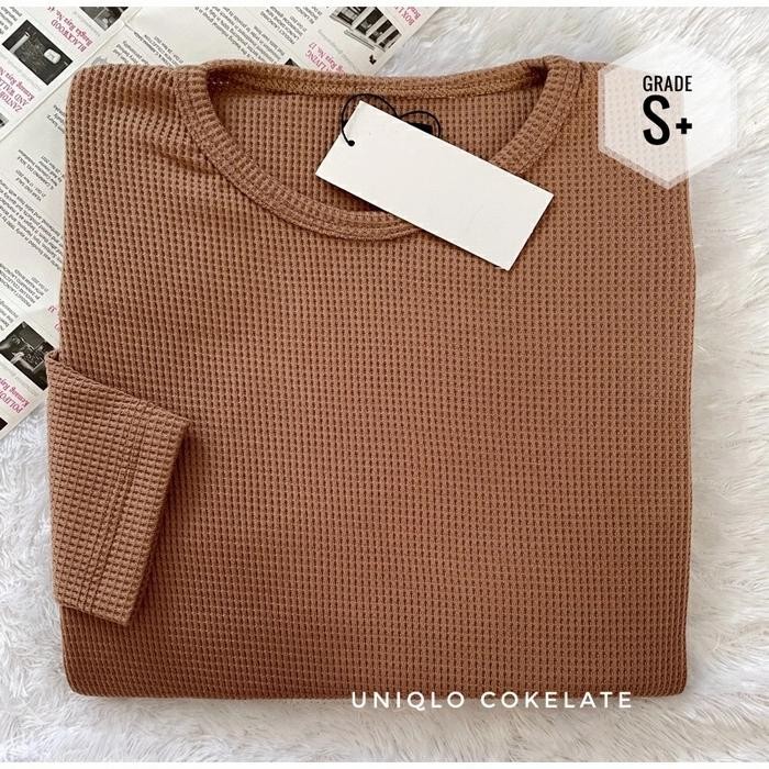 

PastikanTerjaminMutunya- kaos wafer premium panjang wanita