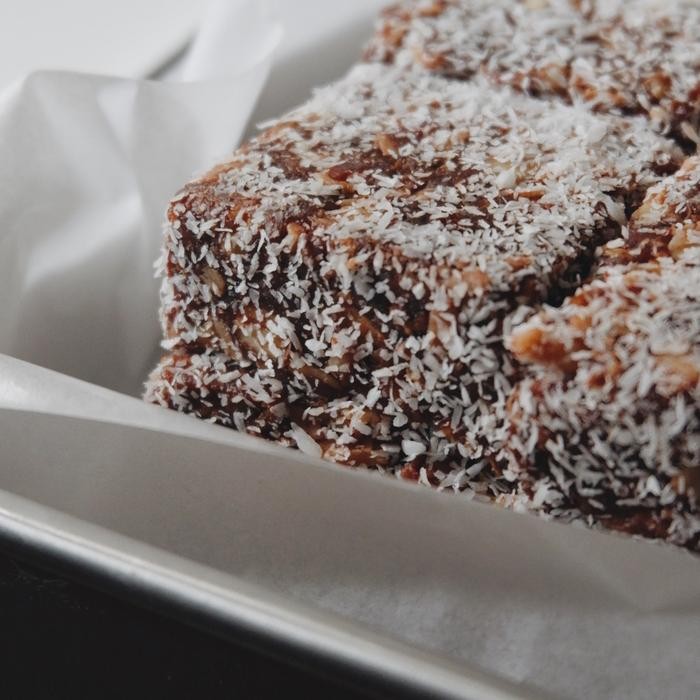 

PastikanTerjaminMutunya- Vegan Cacao Almond Seeds Oat Bar - No Refined Sugar - Rebuild Official