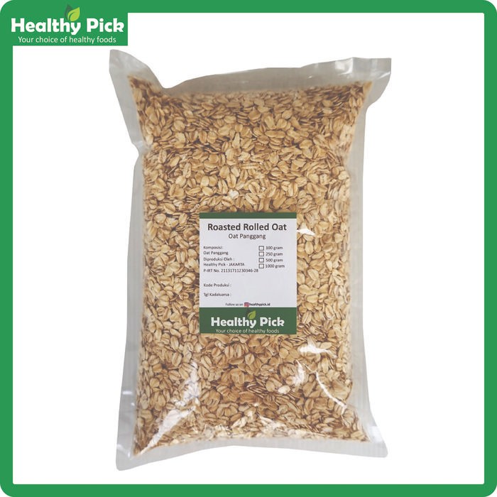 

PastikanTerjaminMutunya- Roasted Regular Rolled Oat 1 kg (old fashioned oats 1000gr)