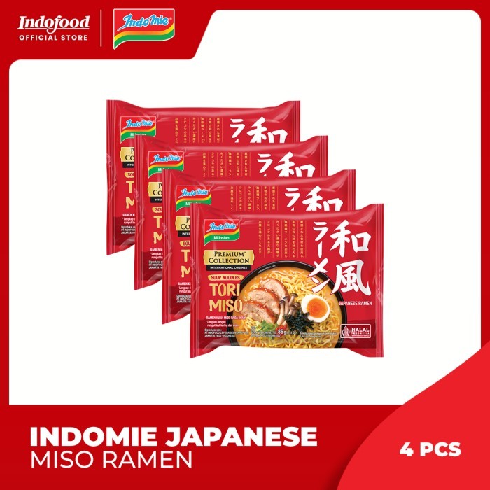 

PastikanTerjaminMutunya- 4 Pcs - Indomie Japanese Miso Ramen