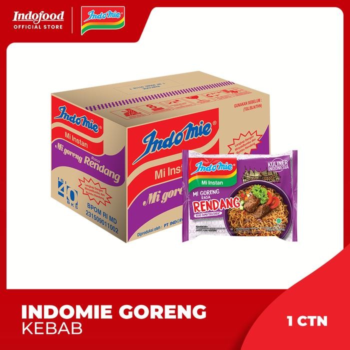 

SemuAReadyYaB0Zq- 1 ctn - Indomie Goreng Rendang