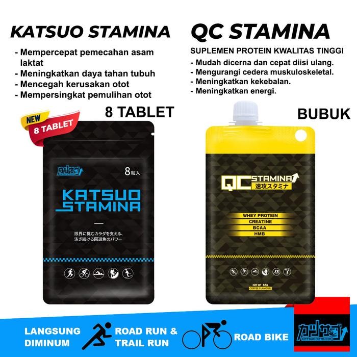 

SemuAReadyYaB0Zq- Katsuo stamina 8 tablet suplemen dan recovery olahraga lari, sepeda, trail running