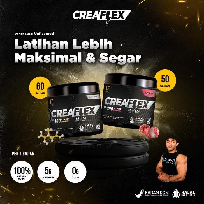 

St0ckMelimpAh- FITlife CreaFLEX Pure Creatine Monohydrate 300 gram