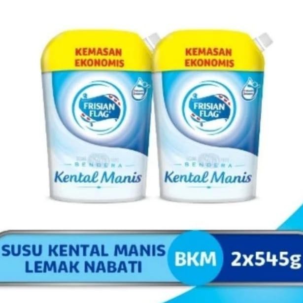

St0ckMelimpAh- 2 pcs frisian flag bendera kental manis pouch 545 ml