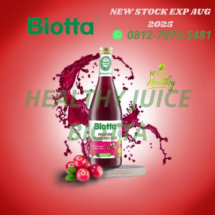 

BnyKpilihAnSkrG- Biotta-Wild Mountain Cranberry Juice 500ml(100%Alami dan Dijamin Asli)