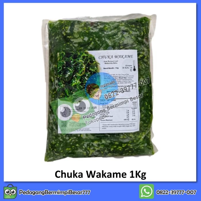 

BnyKBonusBelidiMari- Chuka Kuki Wakame 1Kg Chuka Wakame 1Kg Salad Rumput Laut