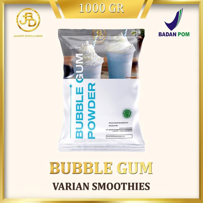 

BnyKpilihAnSkrG- Bubuk Minuman Premium Bubble Gum 1Kg Jakarta Bubble Drink