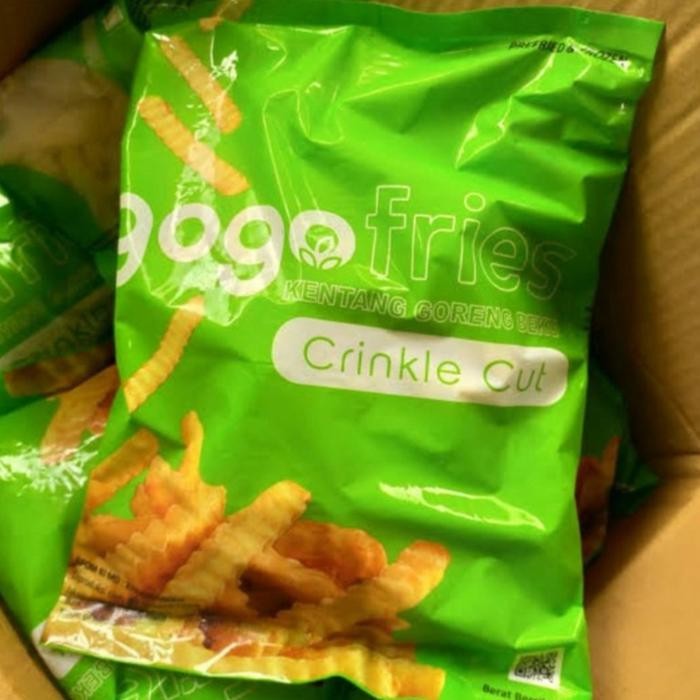 

BnyKBonusBelidiMari- Gogo Fries Crincle Cut 1kg / Kentang Goreng Crinkle Frozen