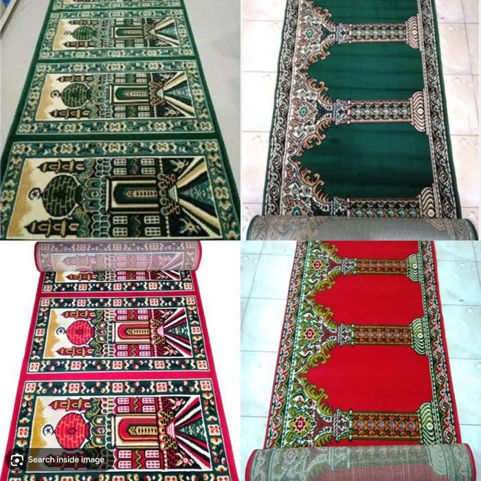 Alwan- Karpet Sajadah Masjid Medeena 105X570 Karpet Sajadah Rol Meteran