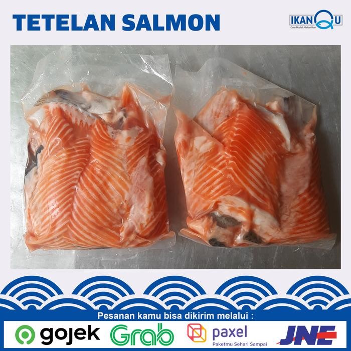

PastiFreShNya- PROMO Tetelan salmon 1pcs (1kg) / Tetelan salmon dengan tulang kulit