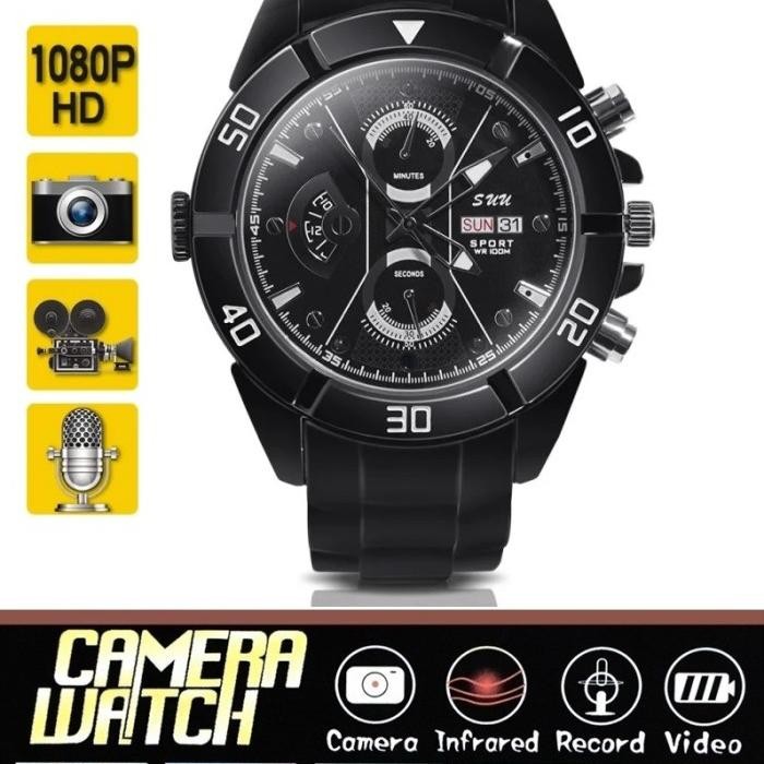 Jepret- New Spy Watch Model With Hidden Camera + Voice + Video Recorder