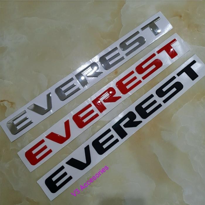 PREMIUM Emblem Kap Mesin EVEREST