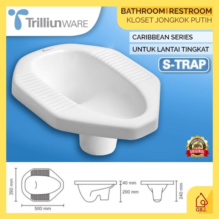 PREMIUM KLOSET JONGKOK LANTAI 2 TRILLIUNWARE / CLOSET JONGKOK TRILLIUN CORONG