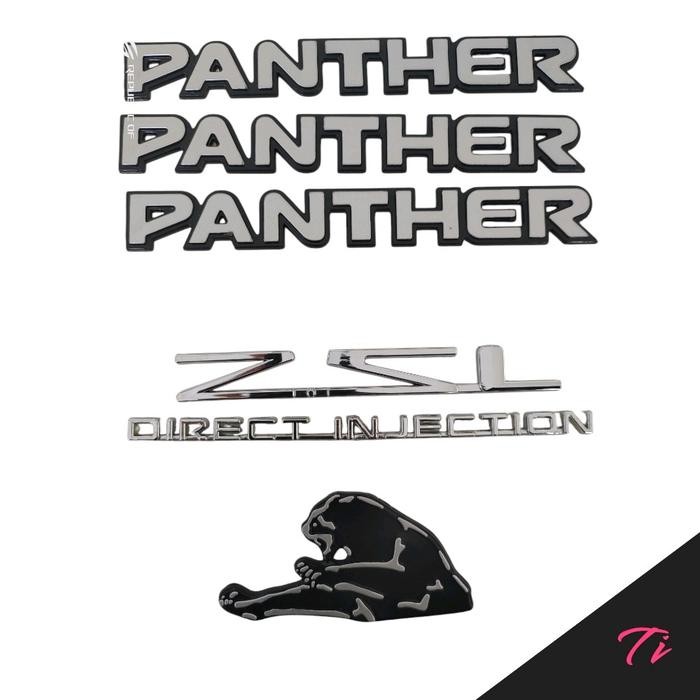 PREMIUM Emblem Mobil Isuzu Panther Lama Set 6 pcs