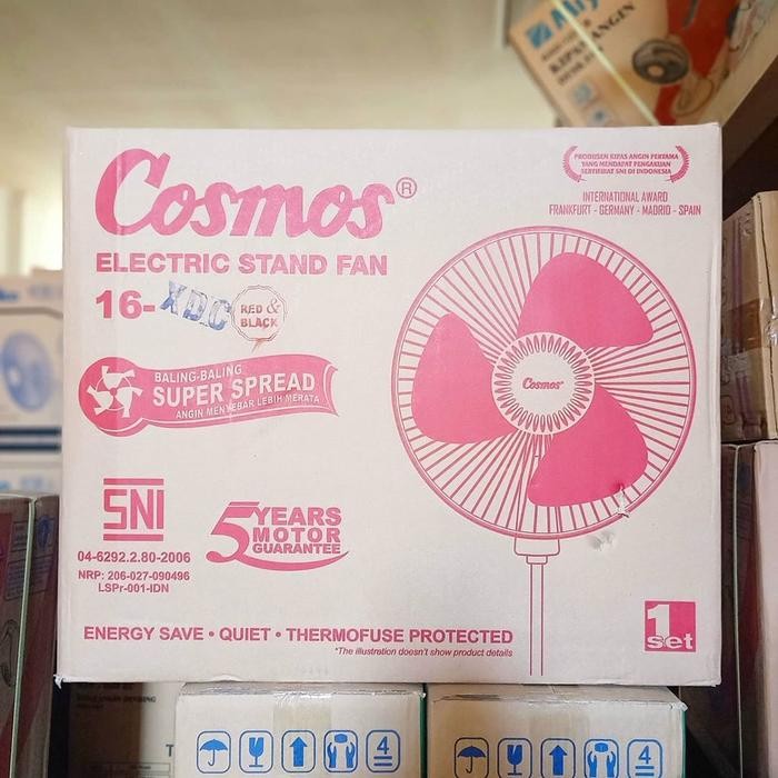 Kipas Angin Berdiri Cosmos 16 Inch Stand Fan Murah Baru Tornado Besar Promo