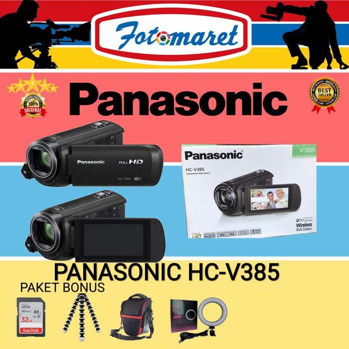 Cam- Panasonic Hc-V385 / Camcorder Panasonic Hc-V385 Original