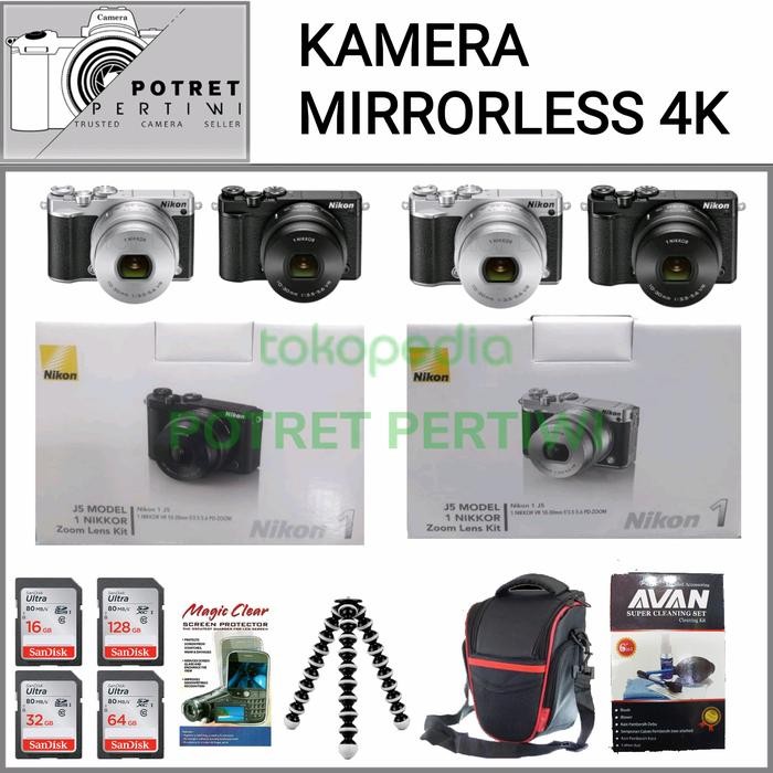 Cam- Nikon 1 J5 Kit 10-30Mm / Kamera Nikon J5 Kit 10-30Mm / Nikon J5 Kit 4K