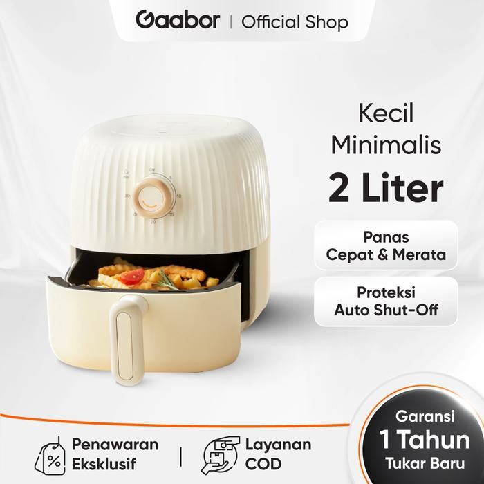 Product Laris [Best Deal] Gaabor Mini Air Fryer Kecil Low Watt Mesin Penggorengan Tanpa Minyak