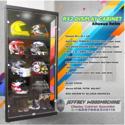 Lemari Rak Organizer Helm ARAI SHOEI KBC NOLAN HJC SUOMY LS2