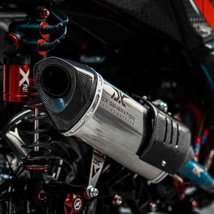 Knalpot DX RvR Long Special Edition Fullsystem Xmax forza