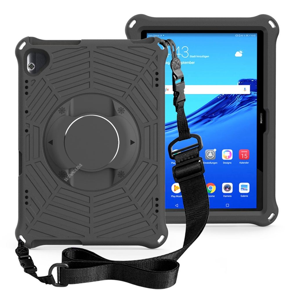 For Huawei Mediapad T5 Case 10.1 Inch With Strap Bracket Function Eva Full Body Funda Tablet Cover