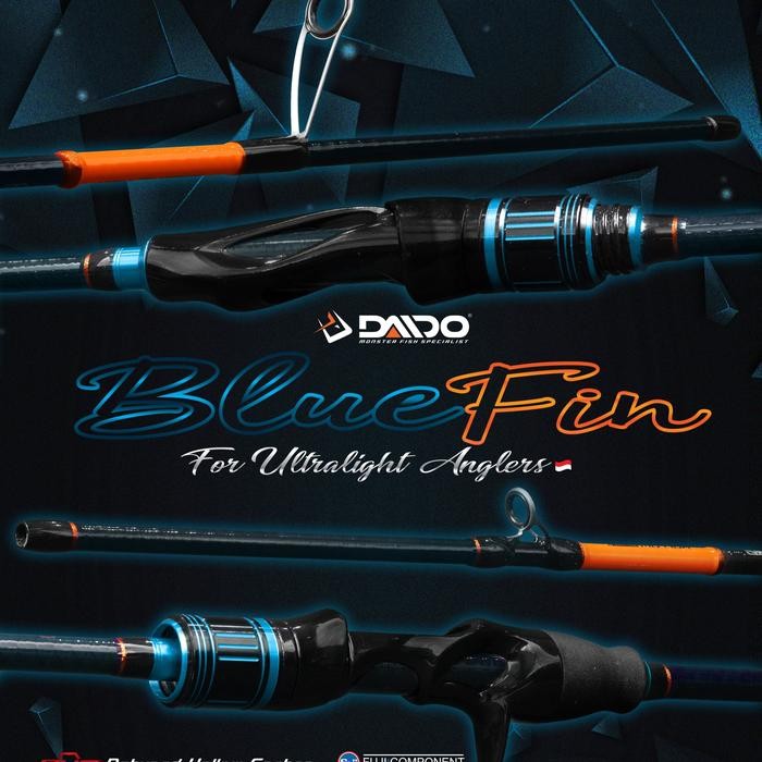 joran daido blue fin casting ul 210cm 2-4lb dan 4-8lb [kuat dan awet]