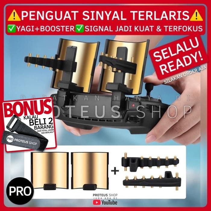 Clixsy- Signal Booster Penguat Sinyal Yagi Drone Dji Mavic Mini Spark Pro