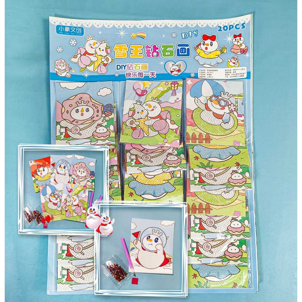 

STIKER MANIK BEADS STICKER PAINTING MIXUE//ANIME 1 PACK MURAH