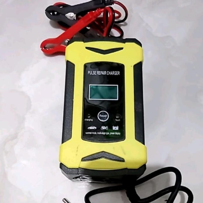 MURAH.. FOXSUR 12 V 5A MOTOR MOBIL BATER CHARGER AKI REPEAR