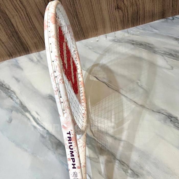 Raket Tenis Triumph Se 110White Pink Women/ Tennis Racket Wilson Original Promo