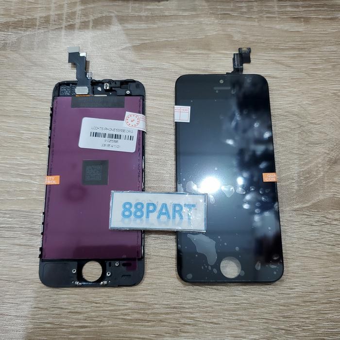 TERMURAH - LCD + TS + FRAME IPHONE 5S 5SE ORI