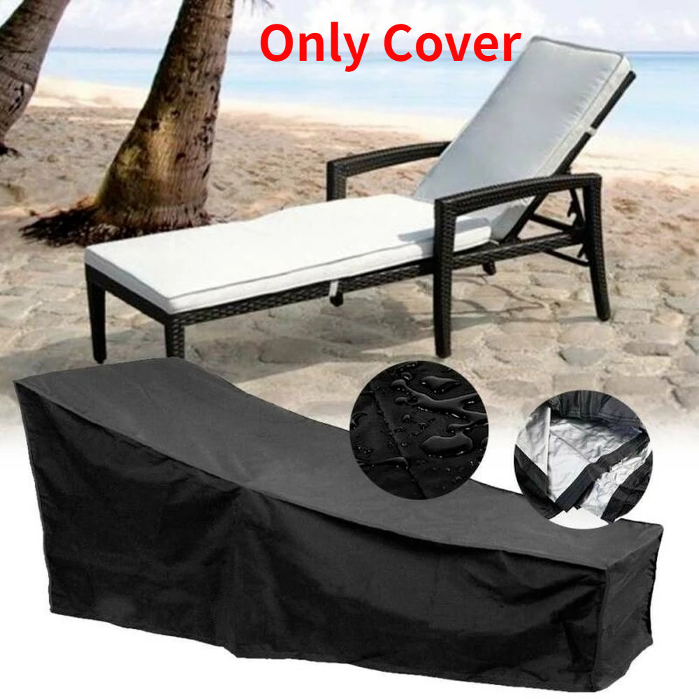 Recliner Camping Beach Chairs Sun Lounger Sun Bed Outdoor Furniture Cover Heavy Duty Patio Rattan