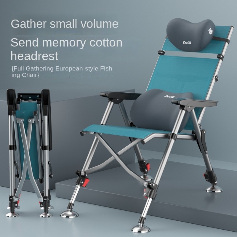Omgd Fishing Chair Full Gathering Vertical Folding Fishing Chair A Multi-Functional Fishing Chair