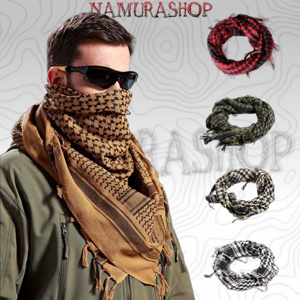 Syal tactical syal import shemag leher syal umroh syal leher tactical Musim dingin syal selendang