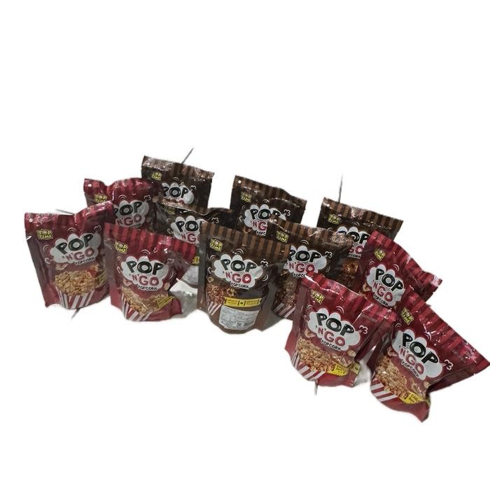 

[dch] - POP N GO POPCORN 1 DUS (30pcs) - Cemilan viral, popcorn, jajanan viral Snack Camilan Jagung