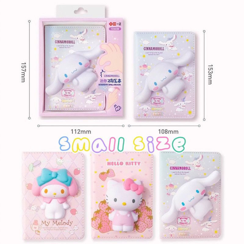

Buku Diary Lucu Notebook Squishy Kuromi Hello kitty Buku Catatan Kawaii