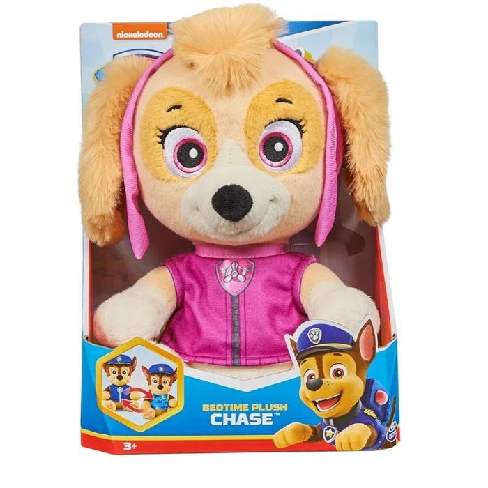 Boneka Paw Patrol Snuggle up marshall and skye Original