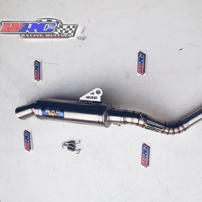 STOK READY. KNALPOT WRC WR8 KAWA ALL MATIC(ORIGINAL WRC)TERSEDIA UNTUK SEGALA JENI