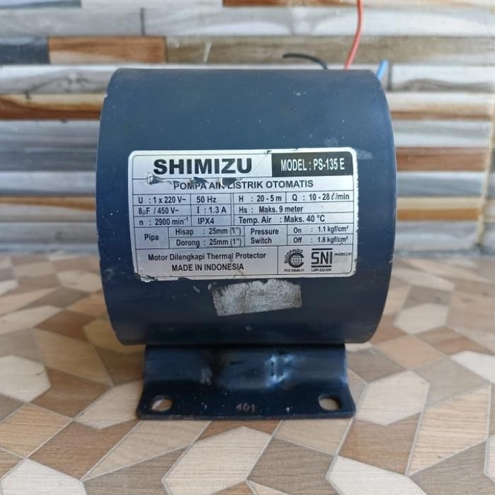 PREMIUM Dinamo Pompa Shimizu 128 130 135 BEKAS Recoil Dengan Kaleng Rumah Tembaga Berkualitas Gulung