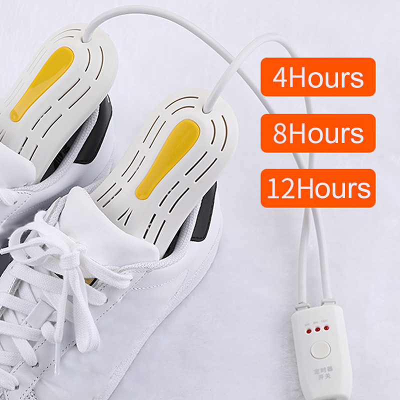 Electric Shoe Dryer Heater With Timer Race Car Shape Boot Shoe Rack Odor Deodorizer Dehumidify UV Ge