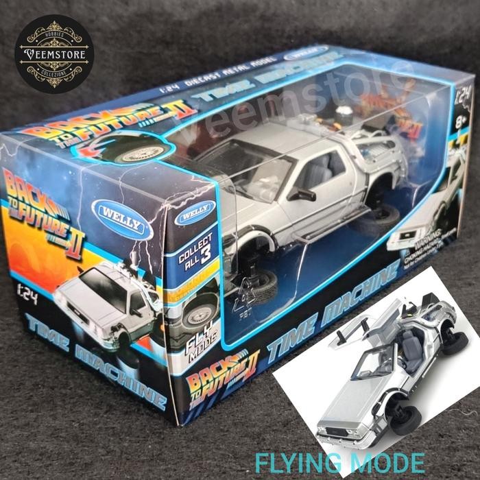 Die Cast 1:24 Delorean Back To The Future [Welly] 3Model. #Gratisongkir