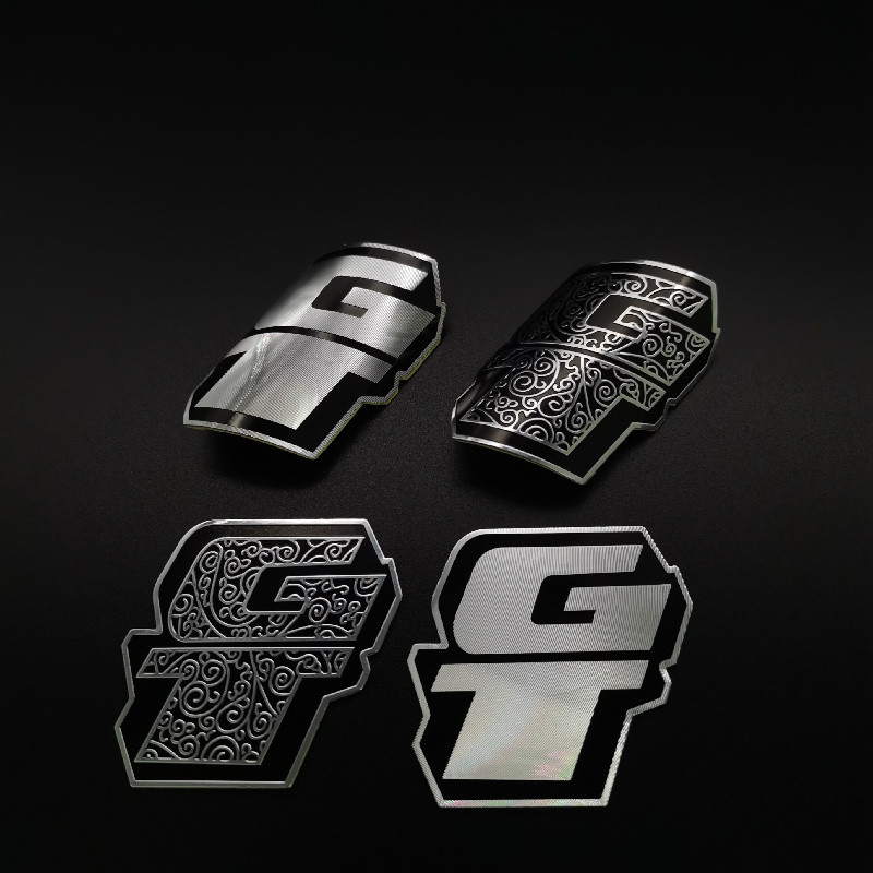 Gt Vintage Classic Bike Head Badge Aluminum Decals Stickers For Mtb Bmx Folding Bicycle Frame