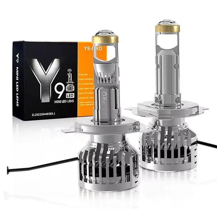 Y9 Pro Lampu Led Mobil H4 Lampu Led Mobil Dan Motor Mini Projie H4 50 Watt H11 Fog Lamp Mini