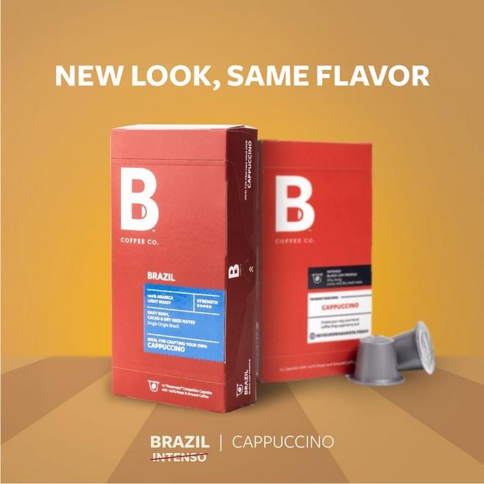 

Kopi Kapsul Brazil Cappuccino Kopi Nespresso Compatible Coffee Capsule - B Coffee Co. - Nespresso