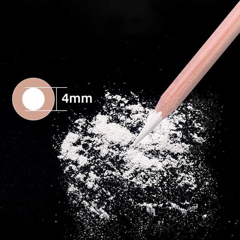 

3Pcs Sketch White Charcoal Pencils Set Highlight White Pencils For Professional Drawing Sketching